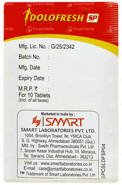 Dolofresh Sp Tablet 10 Dolofresh Sp Tablet 10