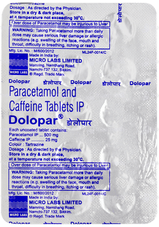 Dolopar Tablet 15