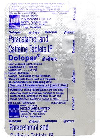 Dolopar Tablet 15