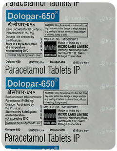 Dolopar 650 Tablet 15