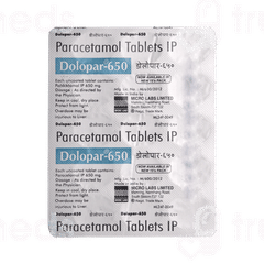 Dolopar 650 Tablet 15