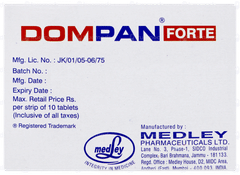Dompan Forte Tablet 10 Dompan Forte Tablet 10