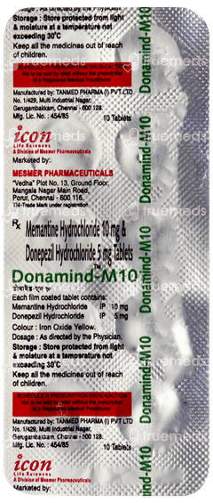 Donamind M 10/5 MG Tablet 10 Donamind M 10/5 MG Tablet 10