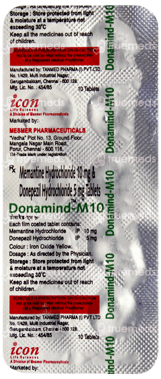 Donamind M 10/5 MG Tablet 10