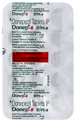 Donep 5 Tablet 15