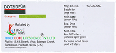 Dotzide M Tablet 10