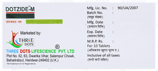 Dotzide M Tablet 10