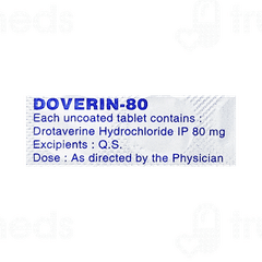 Doverin 80 Tablet 10 Doverin 80 Tablet 10