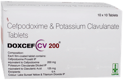 Doxcef Cv 200 Tablet 10