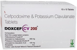 Doxcef Cv 200 Tablet 10