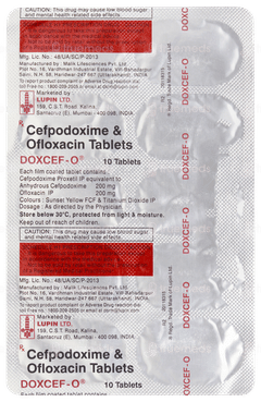 Doxcef O Tablet 10