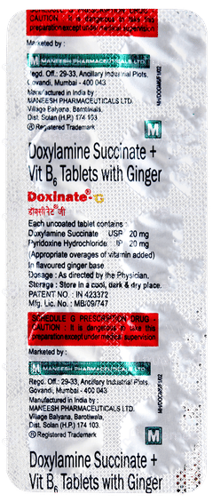 Doxinate G Tablet 10