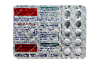 Doxinate Plus 10/10/2.5 MG Tablet 30