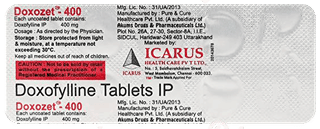 Doxozet 400 Tablet 10