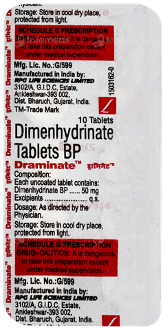 Draminate Tablet 10