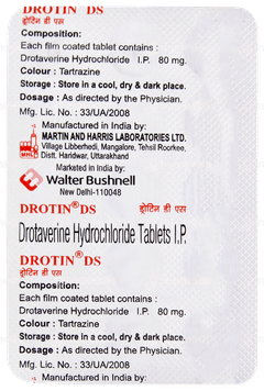 Drotin Ds Tablet 15 Drotin Ds Tablet 15