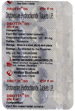 Drotin Ds Tablet 15 Drotin Ds Tablet 15