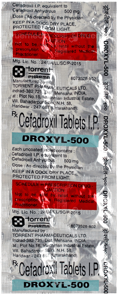 Droxyl 500 Tablet 10 Droxyl 500 Tablet 10