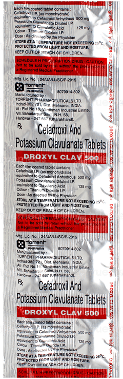 Droxyl Clav 500 Tablet 10