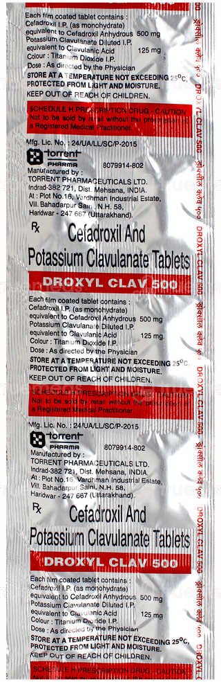 Droxyl Clav 500 Tablet 10