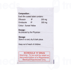 Ducidal Oz 200/500 MG Tablet 10 Ducidal Oz 200/500 MG Tablet 10