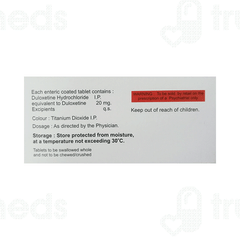 Dulodep 20 MG Tablet 10