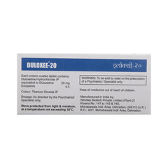 Duloxee 20 MG Tablet 10