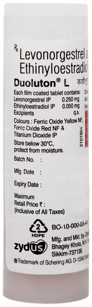 Duoluton-L 0.05/0.25 Mg Tablet 21