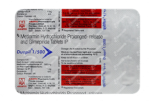 Duopil 1/500 MG Tablet Pr 10