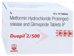 Duopil 2/500 Tablet 10 Duopil 2/500 Tablet 10