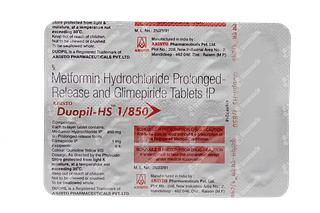 Duopil Hs 1/850 MG Tablet Pr 10