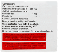 Duopil Hs 1/850 Tablet 10