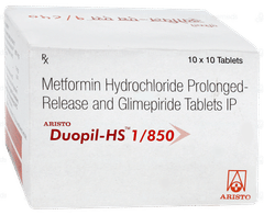 Duopil Hs 1/850 Tablet 10