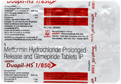 Duopil Hs 1/850 Tablet 10