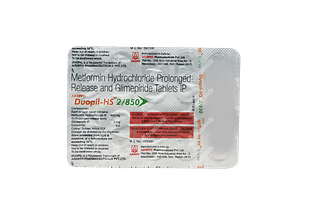 Duopil Hs 2/850 MG Tablet Pr 10