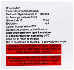 Duopil Hs 2/850 Tablet 10 Duopil Hs 2/850 Tablet 10