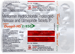 Duopil Hs 2/850 Tablet 10 Duopil Hs 2/850 Tablet 10