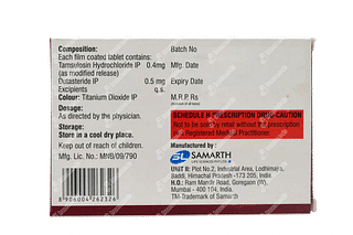 Dutalosin 0.4/0.5 MG Tablet 15