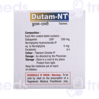 Dutam Nt 200/5 MG Tablet 10
