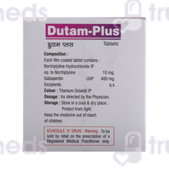 Dutam Plus 400/10 MG Tablet 10