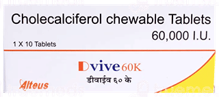 Dvive 60K Chewable Tablet 10