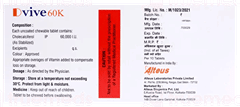 Dvive 60K Chewable Tablet 10