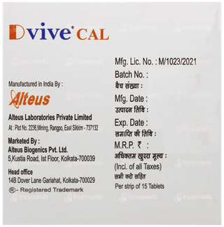Dvive Cal Tablet 15