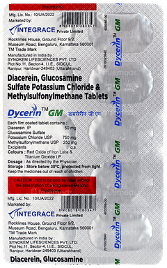 Dycerin Gm Tablet 10 Dycerin Gm Tablet 10