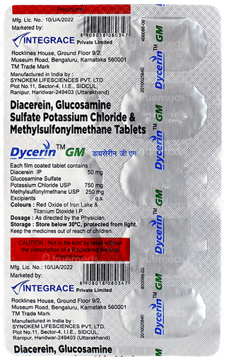Dycerin Gm Tablet 10