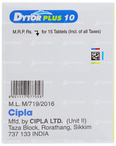 Dytor Plus 10 Tablet 15