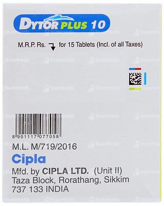 Dytor Plus 10 Tablet 15