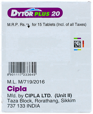 Dytor Plus 20 Tablet 15