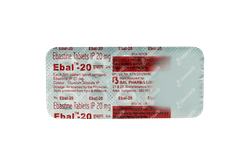 Ebal 20 Tablet 10 Ebal 20 Tablet 10