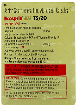 Ecosprin Av 75/20 Capsule 10